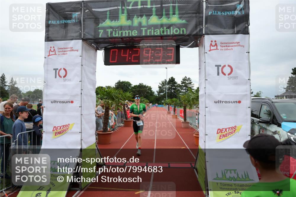 15.06.2025 - 7 Türme Triathlon Michael Strokosch http://msf.ph/oto/7994683 15.06.2025 14:29:33 Ziel 634, 819 meine-sportfotos.de