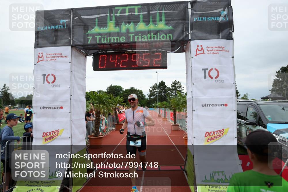 15.06.2025 - 7 Türme Triathlon Michael Strokosch http://msf.ph/oto/7994748 15.06.2025 14:29:52 Ziel 538 meine-sportfotos.de