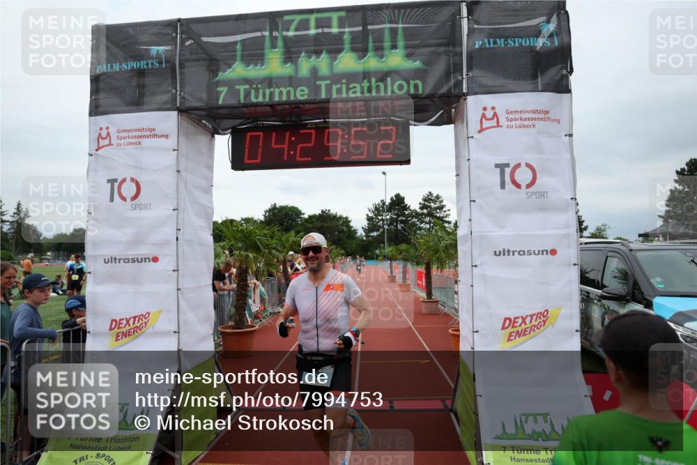 15.06.2025 - 7 Türme Triathlon Michael Strokosch http://msf.ph/oto/7994753 15.06.2025 14:29:52 Ziel 538 meine-sportfotos.de