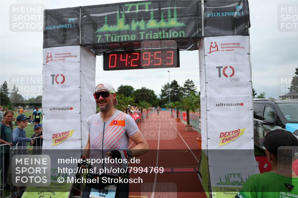 15.06.2025 - 7 Türme Triathlon Michael Strokosch http://msf.ph/oto/7994769 15.06.2025 14:29:52 Ziel 538 meine-sportfotos.de