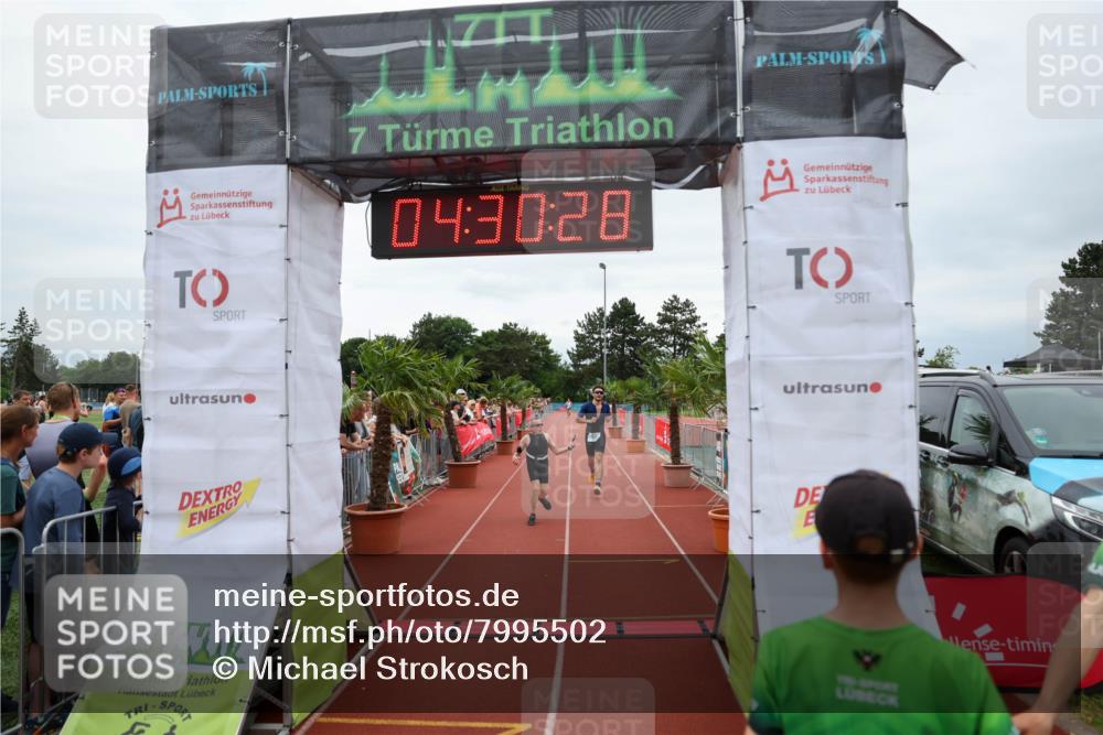 15.06.2025 - 7 Türme Triathlon Michael Strokosch http://msf.ph/oto/7995502 15.06.2025 14:30:28 Ziel 464, 753, 785, 843 meine-sportfotos.de
