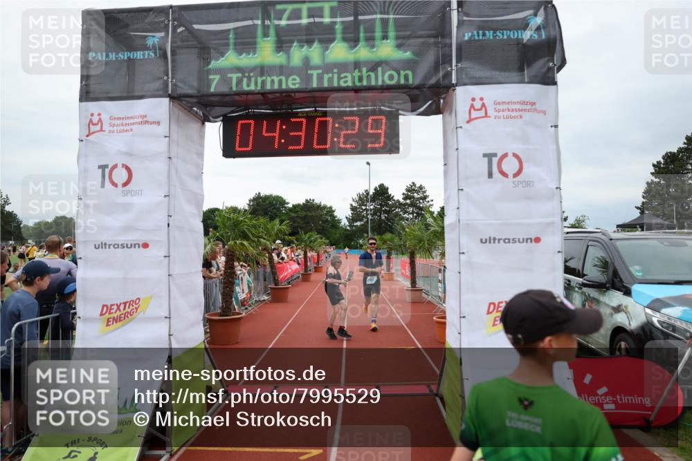 15.06.2025 - 7 Türme Triathlon Michael Strokosch http://msf.ph/oto/7995529 15.06.2025 14:30:29 Ziel 464, 753, 785, 843 meine-sportfotos.de