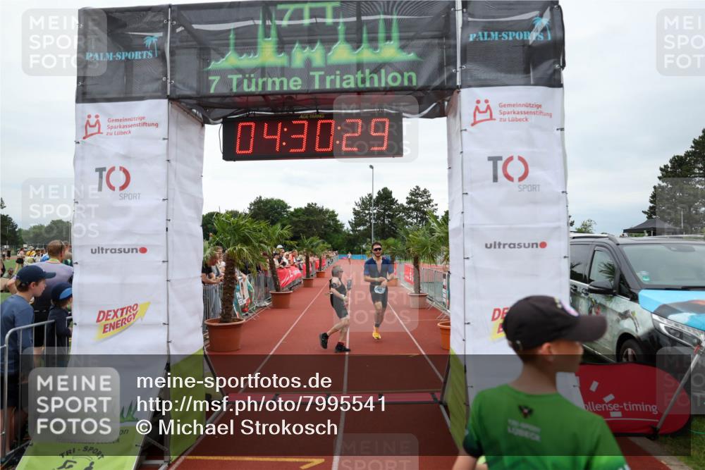 15.06.2025 - 7 Türme Triathlon Michael Strokosch http://msf.ph/oto/7995541 15.06.2025 14:30:29 Ziel 464, 753, 785, 843 meine-sportfotos.de