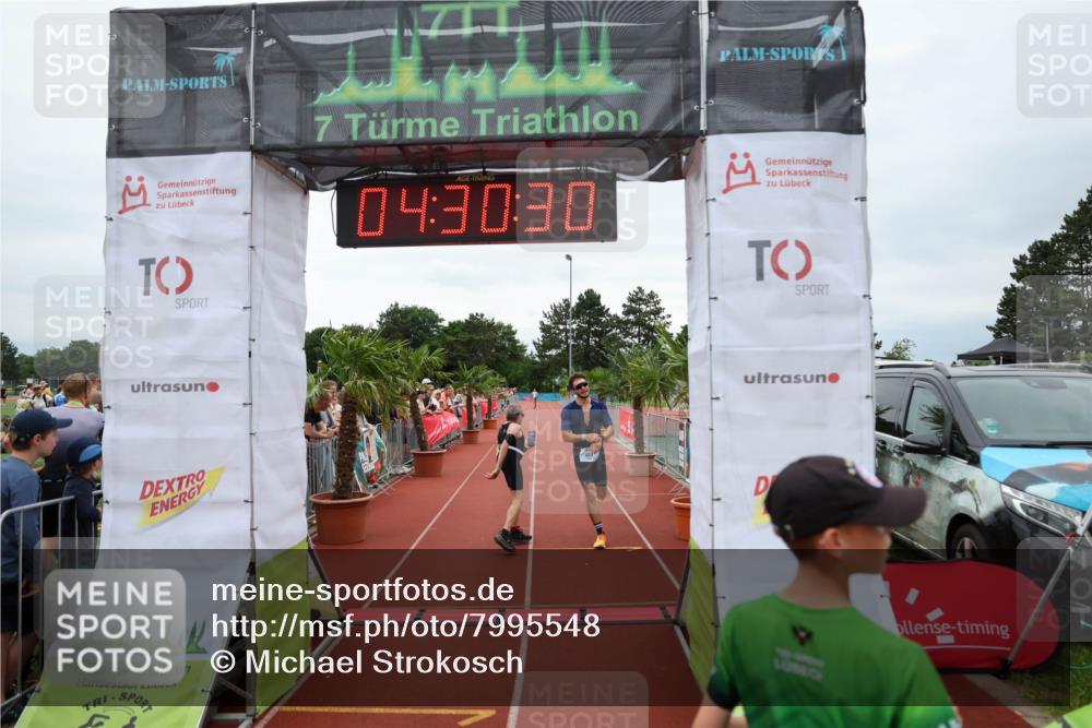 15.06.2025 - 7 Türme Triathlon Michael Strokosch http://msf.ph/oto/7995548 15.06.2025 14:30:29 Ziel 464, 753, 785, 843 meine-sportfotos.de