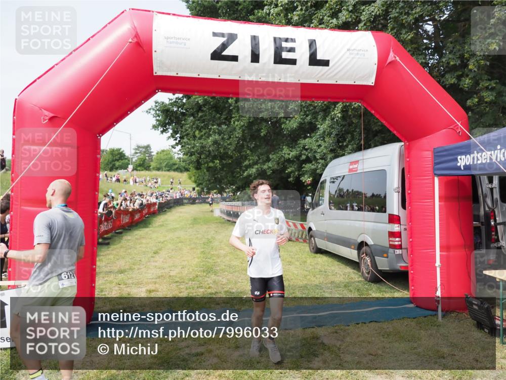 21.06.2025 - 27. Vierlanden-Triathlon MichiJ http://msf.ph/oto/7996033 15.06.2026 11:19:30 Ziel 400, 401 meine-sportfotos.de