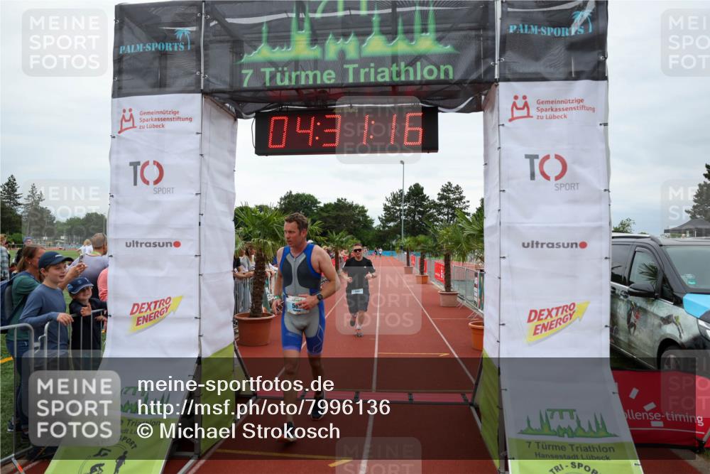 15.06.2025 - 7 Türme Triathlon Michael Strokosch http://msf.ph/oto/7996136 15.06.2025 14:31:16 Ziel 384, 568 meine-sportfotos.de