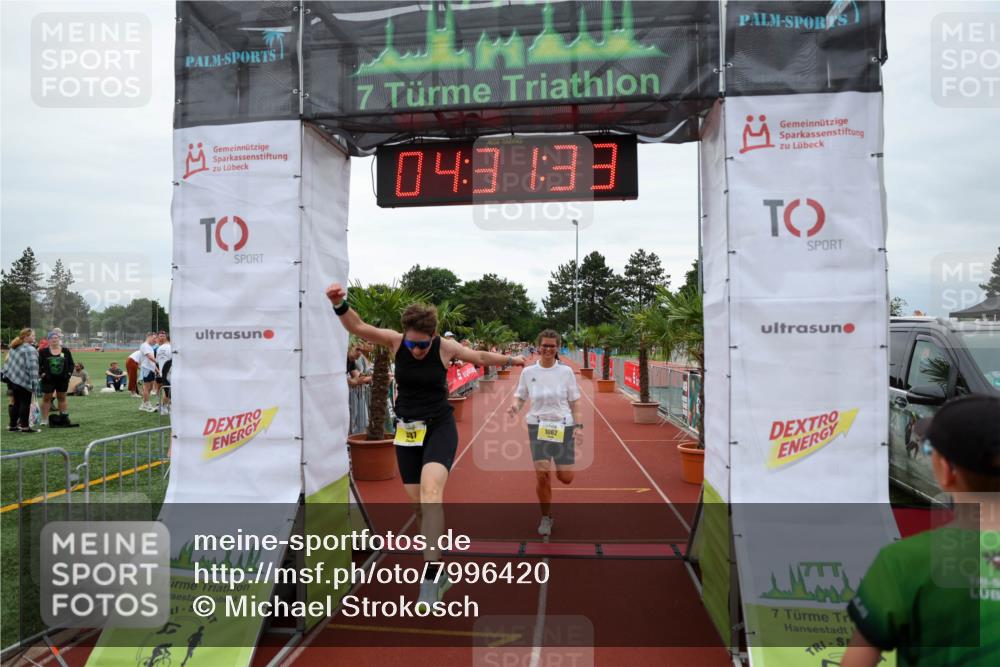 15.06.2025 - 7 Türme Triathlon Michael Strokosch http://msf.ph/oto/7996420 15.06.2025 14:31:33 Ziel 937, 1062 meine-sportfotos.de