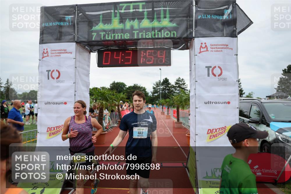 15.06.2025 - 7 Türme Triathlon Michael Strokosch http://msf.ph/oto/7996598 15.06.2025 14:31:53 Ziel 447, 554, 800, 1140 meine-sportfotos.de