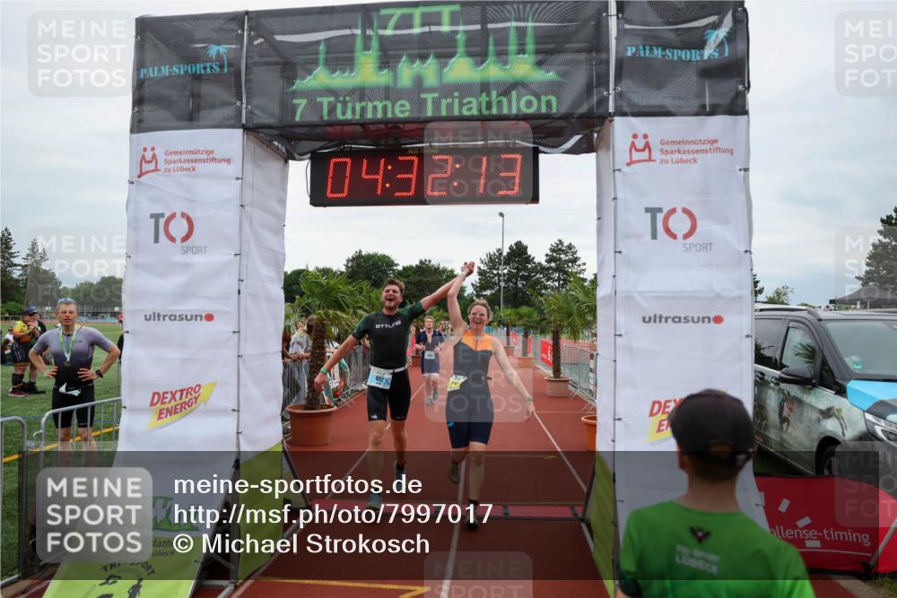 15.06.2025 - 7 Türme Triathlon Michael Strokosch http://msf.ph/oto/7997017 15.06.2025 14:32:13 Ziel 376, 492, 500, 914 meine-sportfotos.de