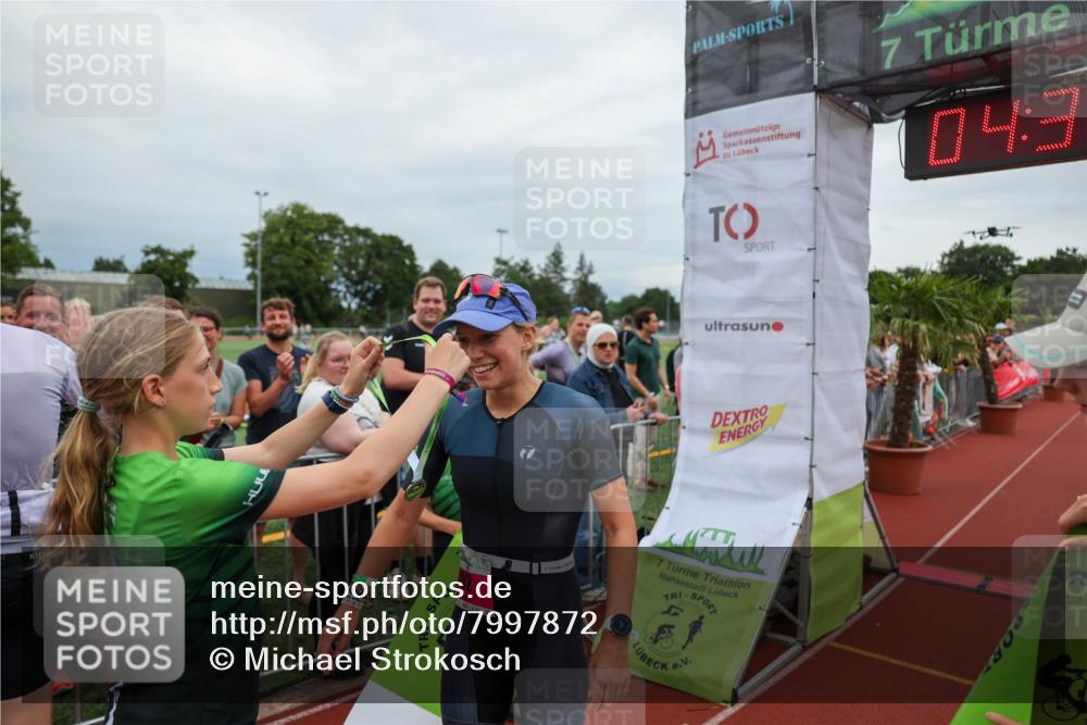 15.06.2025 - 7 Türme Triathlon Michael Strokosch http://msf.ph/oto/7997872 15.06.2025 14:32:53 Ziel 292, 322 meine-sportfotos.de