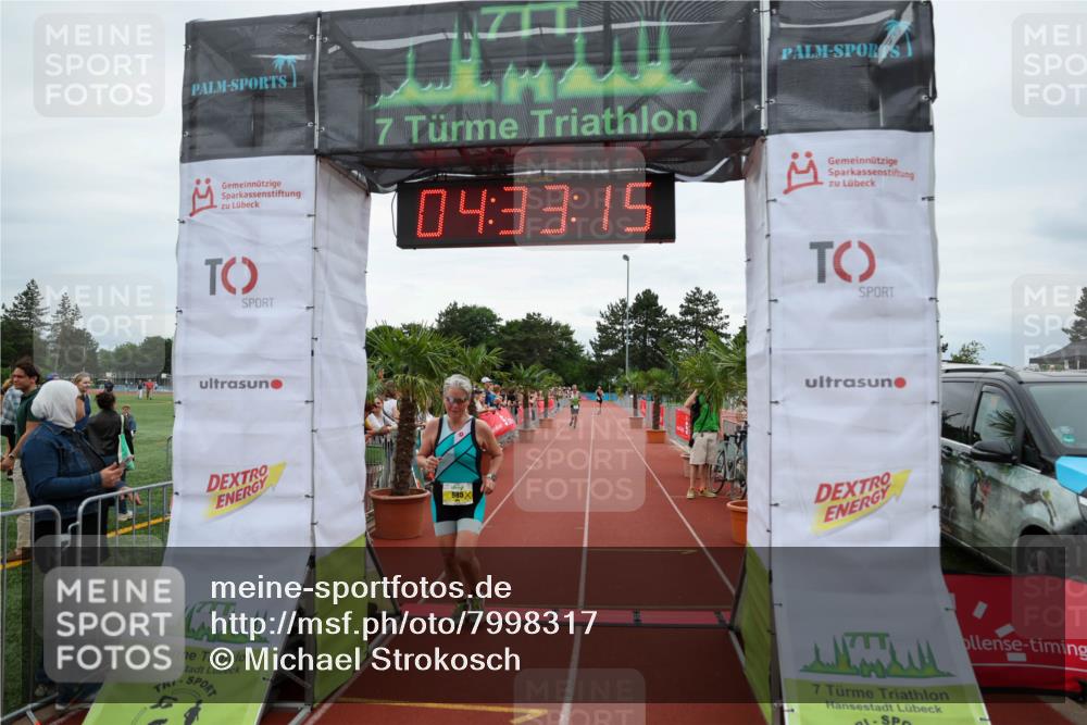 15.06.2025 - 7 Türme Triathlon Michael Strokosch http://msf.ph/oto/7998317 15.06.2025 14:33:15 Ziel 603, 909, 985 meine-sportfotos.de