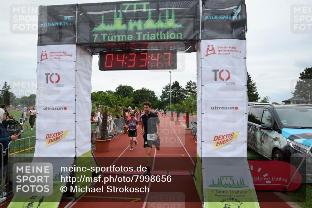 15.06.2025 - 7 Türme Triathlon Michael Strokosch http://msf.ph/oto/7998656 15.06.2025 14:33:47 Ziel 469, 728, 844 meine-sportfotos.de