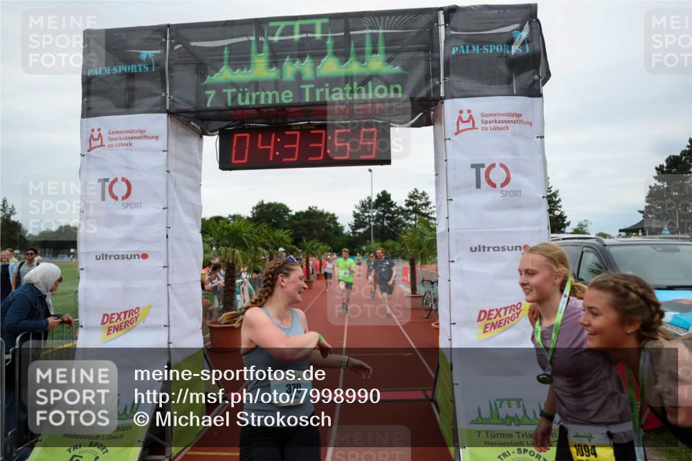 15.06.2025 - 7 Türme Triathlon Michael Strokosch http://msf.ph/oto/7998990 15.06.2025 14:33:59 Ziel 379, 598, 668 meine-sportfotos.de