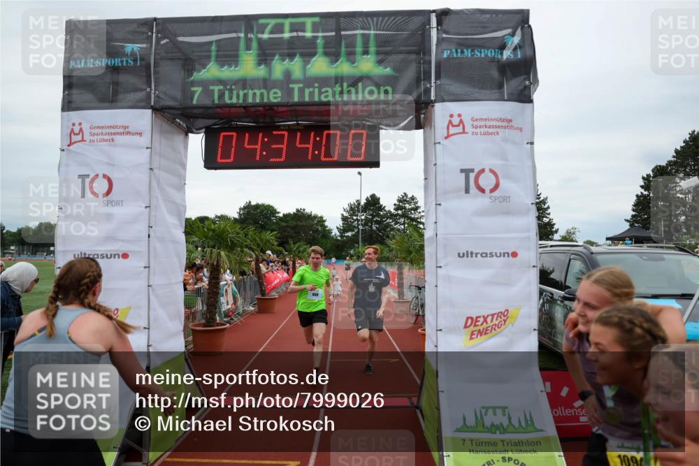 15.06.2025 - 7 Türme Triathlon Michael Strokosch http://msf.ph/oto/7999026 15.06.2025 14:34:00 Ziel 379, 598, 668 meine-sportfotos.de