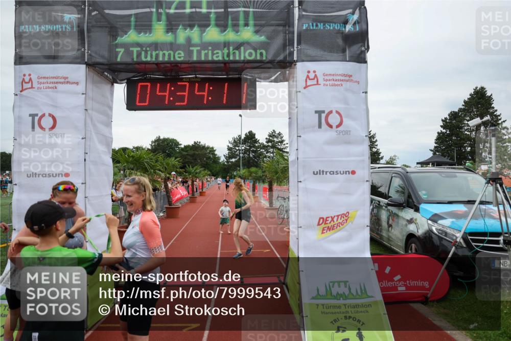 15.06.2025 - 7 Türme Triathlon Michael Strokosch http://msf.ph/oto/7999543 15.06.2025 14:34:10 Ziel  meine-sportfotos.de