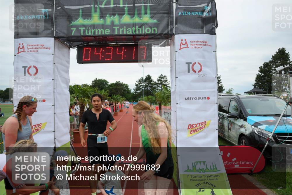 15.06.2025 - 7 Türme Triathlon Michael Strokosch http://msf.ph/oto/7999682 15.06.2025 14:34:17 Ziel 516 meine-sportfotos.de
