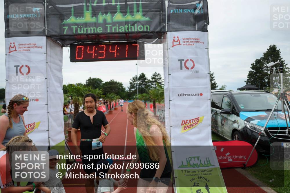 15.06.2025 - 7 Türme Triathlon Michael Strokosch http://msf.ph/oto/7999686 15.06.2025 14:34:17 Ziel 516 meine-sportfotos.de