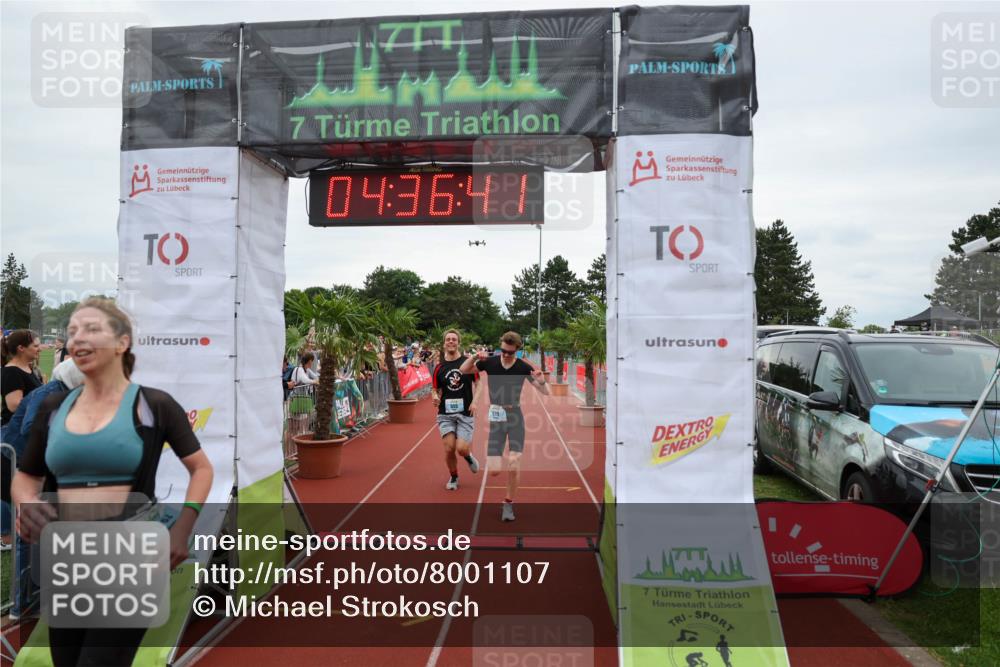 15.06.2025 - 7 Türme Triathlon Michael Strokosch http://msf.ph/oto/8001107 15.06.2025 14:36:41 Ziel 382, 555, 619 meine-sportfotos.de