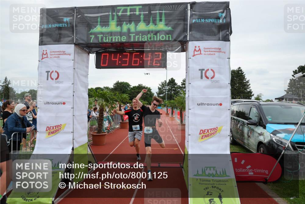 15.06.2025 - 7 Türme Triathlon Michael Strokosch http://msf.ph/oto/8001125 15.06.2025 14:36:41 Ziel 382, 555, 619 meine-sportfotos.de