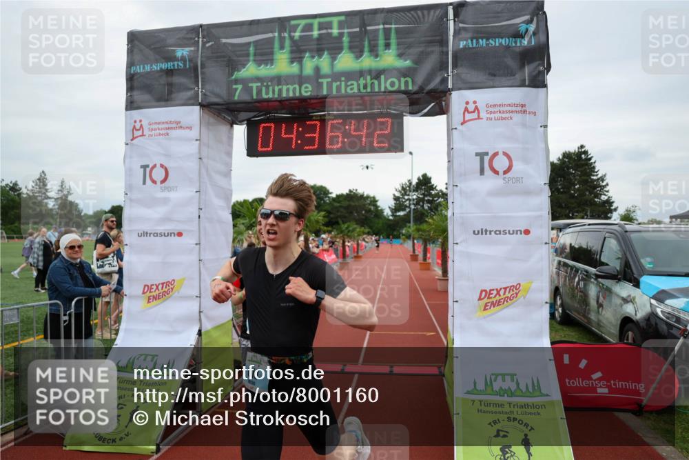 15.06.2025 - 7 Türme Triathlon Michael Strokosch http://msf.ph/oto/8001160 15.06.2025 14:36:42 Ziel 382, 555, 619 meine-sportfotos.de