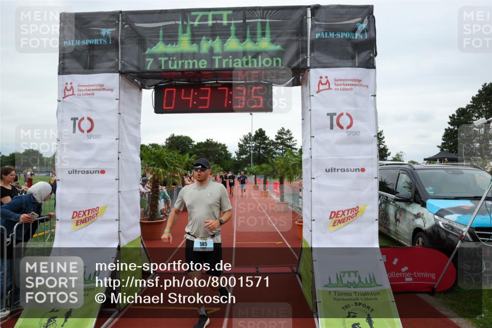 15.06.2025 - 7 Türme Triathlon Michael Strokosch http://msf.ph/oto/8001571 15.06.2025 14:37:35 Ziel 386, 585 meine-sportfotos.de