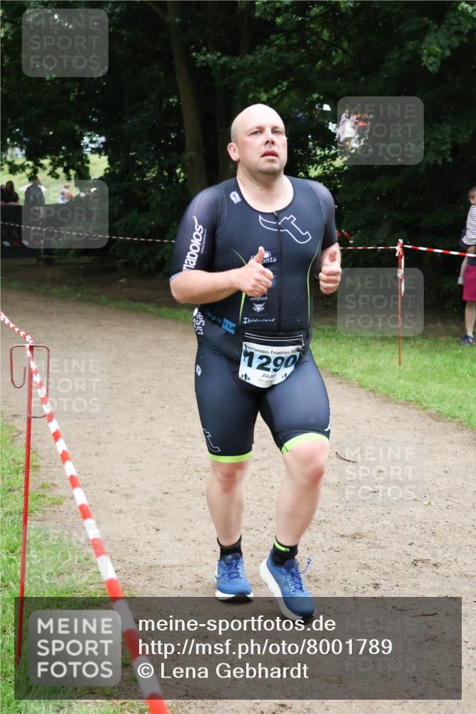 21.06.2025 - 27. Vierlanden-Triathlon Lena Gebhardt http://msf.ph/oto/8001789 15.06.2025 14:06:54 Laufen 1290, 5551 meine-sportfotos.de