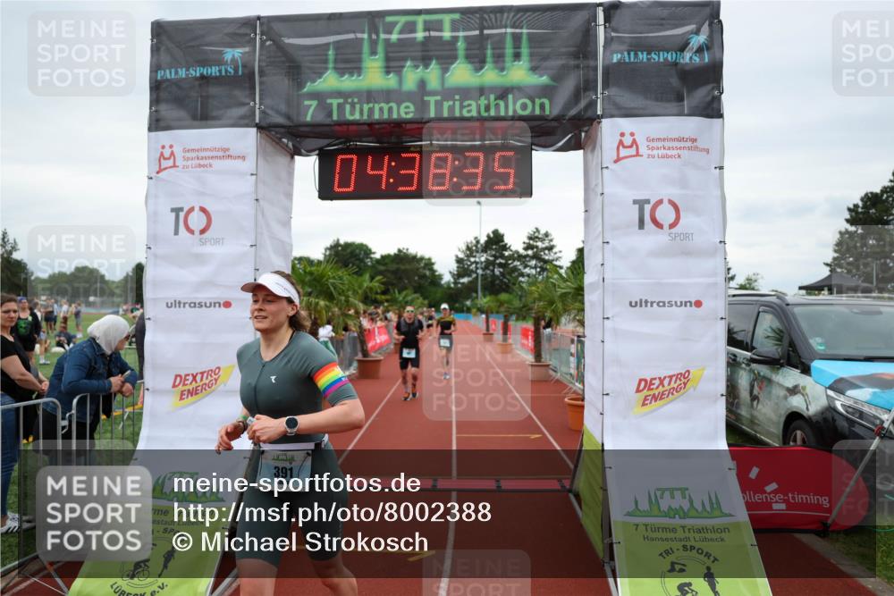 15.06.2025 - 7 Türme Triathlon Michael Strokosch http://msf.ph/oto/8002388 15.06.2025 14:38:35 Ziel 391, 441, 564 meine-sportfotos.de