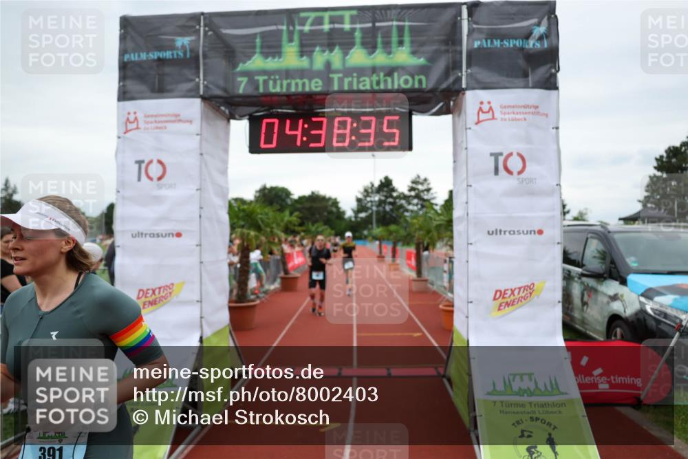 15.06.2025 - 7 Türme Triathlon Michael Strokosch http://msf.ph/oto/8002403 15.06.2025 14:38:35 Ziel 391, 441, 564 meine-sportfotos.de