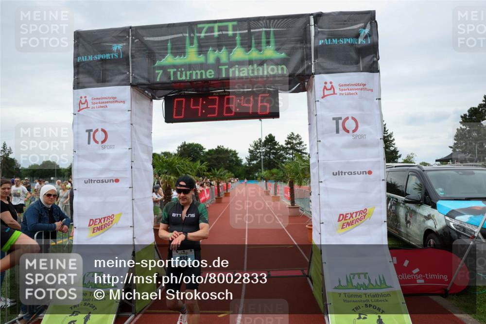 15.06.2025 - 7 Türme Triathlon Michael Strokosch http://msf.ph/oto/8002833 15.06.2025 14:38:45 Ziel 432, 564, 780, 808 meine-sportfotos.de