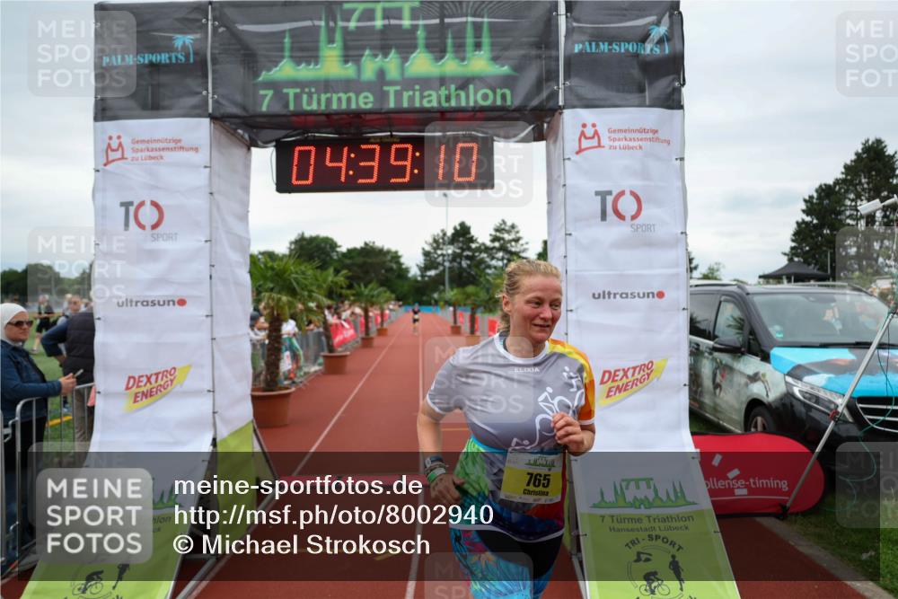 15.06.2025 - 7 Türme Triathlon Michael Strokosch http://msf.ph/oto/8002940 15.06.2025 14:39:09 Ziel 765 meine-sportfotos.de