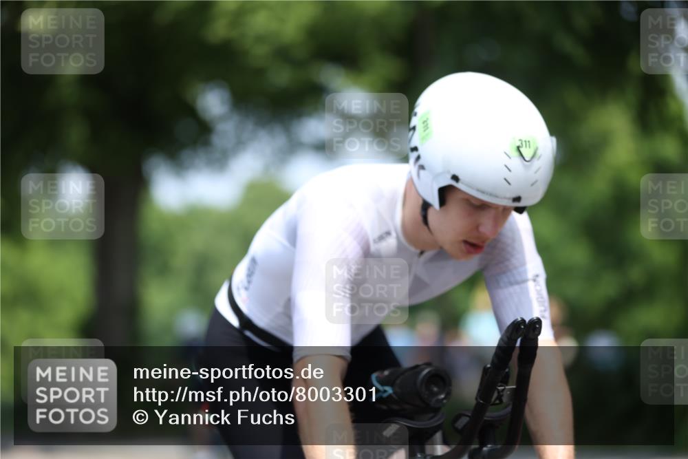 15.06.2025 - 7 Türme Triathlon Yannick Fuchs http://msf.ph/oto/8003301 15.06.2025 12:33:05 Radfahren 334 meine-sportfotos.de