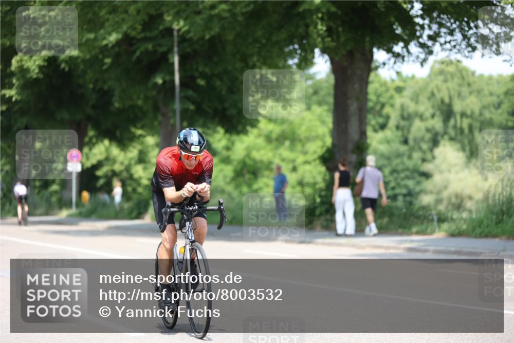 15.06.2025 - 7 Türme Triathlon Yannick Fuchs http://msf.ph/oto/8003532 15.06.2025 12:33:35 Radfahren  meine-sportfotos.de