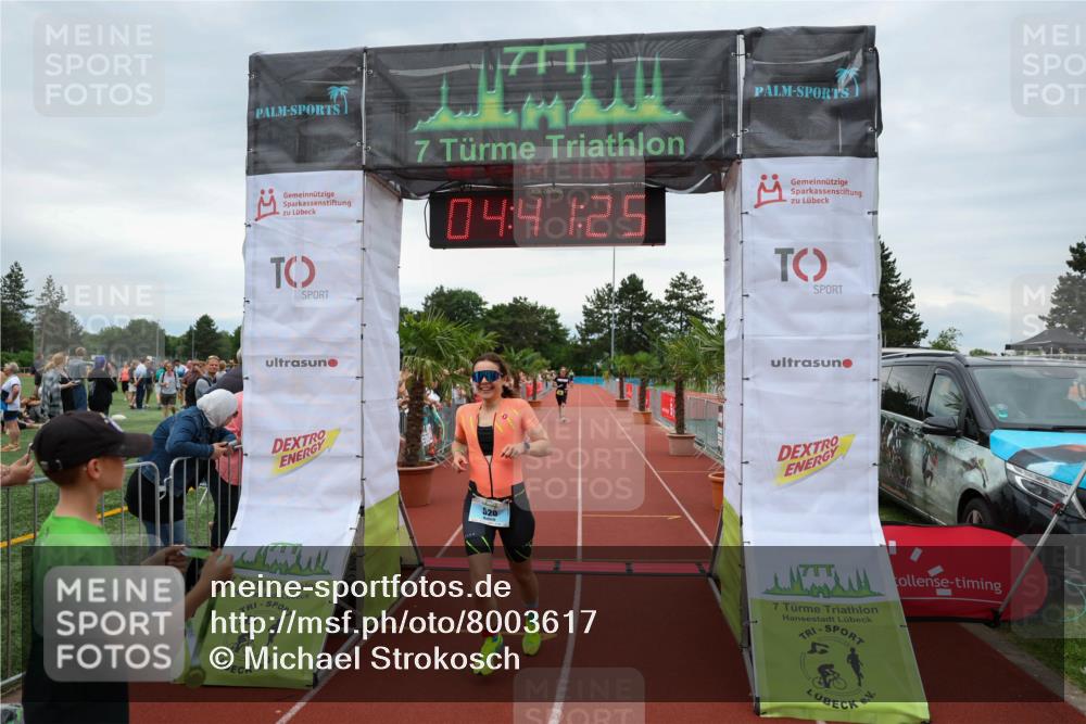 15.06.2025 - 7 Türme Triathlon Michael Strokosch http://msf.ph/oto/8003617 15.06.2025 14:41:24 Ziel 520 meine-sportfotos.de