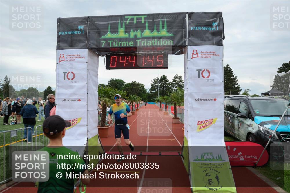 15.06.2025 - 7 Türme Triathlon Michael Strokosch http://msf.ph/oto/8003835 15.06.2025 14:41:45 Ziel 456 meine-sportfotos.de