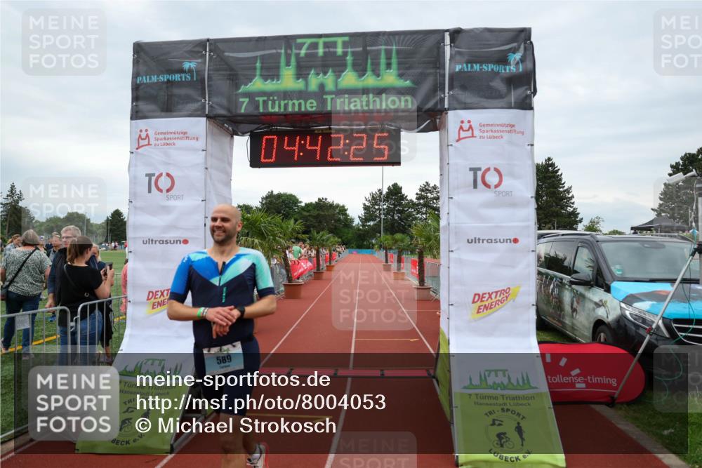15.06.2025 - 7 Türme Triathlon Michael Strokosch http://msf.ph/oto/8004053 15.06.2025 14:42:25 Ziel 589 meine-sportfotos.de