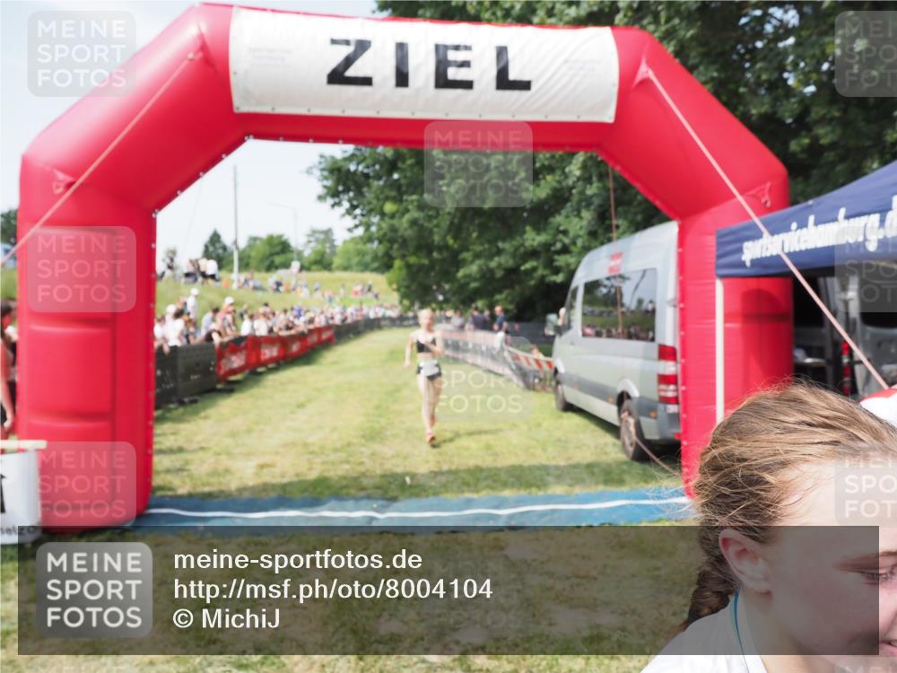 21.06.2025 - 27. Vierlanden-Triathlon MichiJ http://msf.ph/oto/8004104 15.06.2026 11:28:10 Ziel 193, 491, 585 meine-sportfotos.de