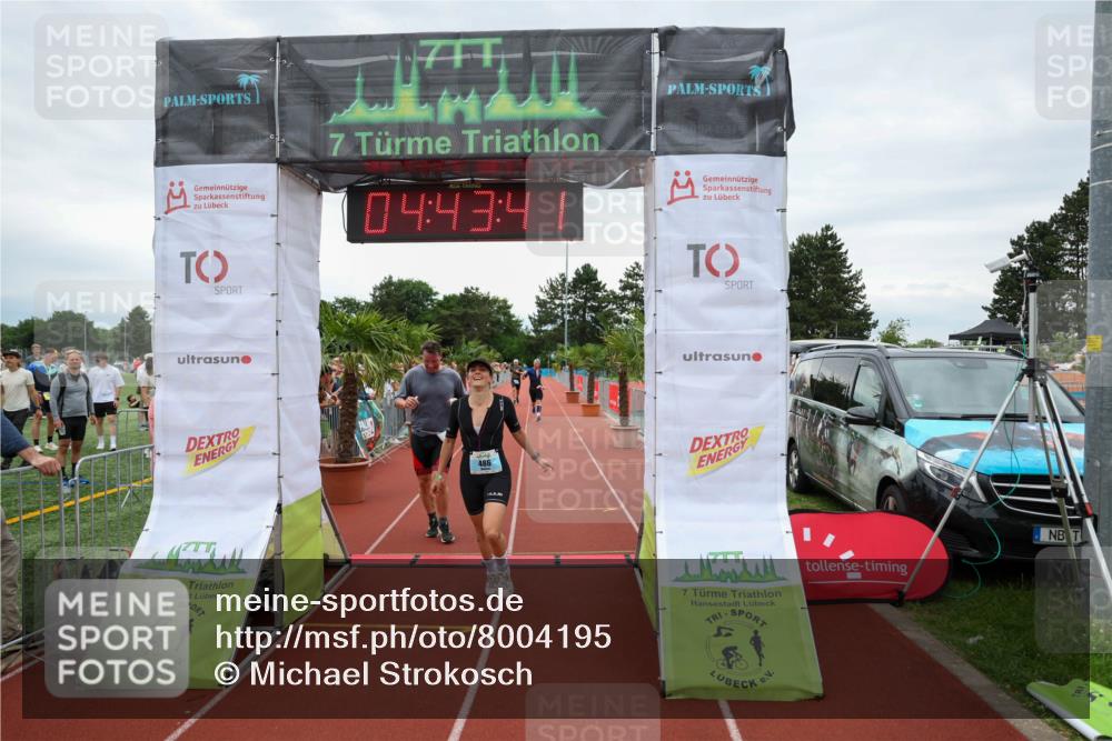 15.06.2025 - 7 Türme Triathlon Michael Strokosch http://msf.ph/oto/8004195 15.06.2025 14:43:41 Ziel 333, 486, 534 meine-sportfotos.de