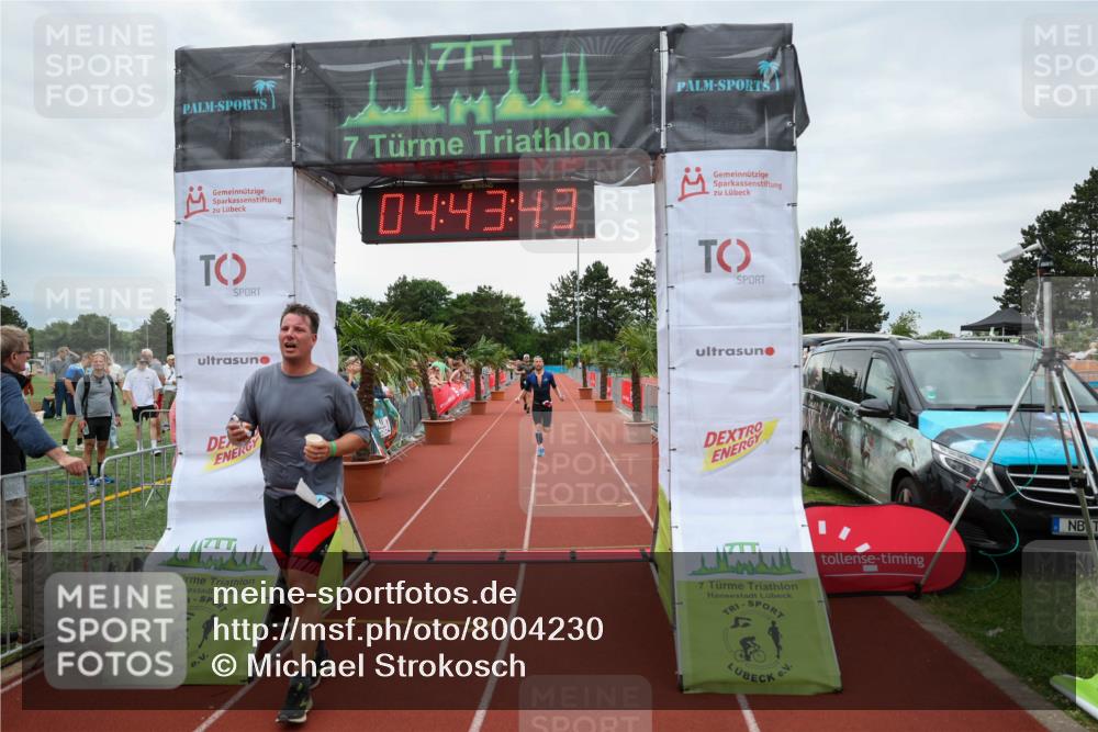 15.06.2025 - 7 Türme Triathlon Michael Strokosch http://msf.ph/oto/8004230 15.06.2025 14:43:43 Ziel 333, 424, 486, 534 meine-sportfotos.de