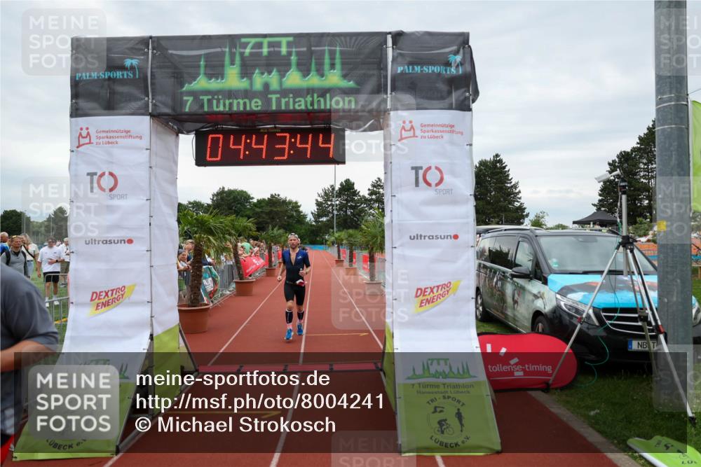 15.06.2025 - 7 Türme Triathlon Michael Strokosch http://msf.ph/oto/8004241 15.06.2025 14:43:44 Ziel 333, 424, 486, 534 meine-sportfotos.de