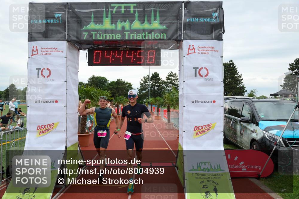 15.06.2025 - 7 Türme Triathlon Michael Strokosch http://msf.ph/oto/8004939 15.06.2025 14:44:58 Ziel 246, 329, 433, 529 meine-sportfotos.de