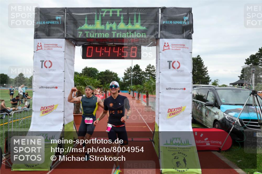 15.06.2025 - 7 Türme Triathlon Michael Strokosch http://msf.ph/oto/8004954 15.06.2025 14:44:58 Ziel 246, 329, 433, 529 meine-sportfotos.de