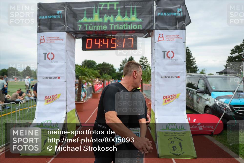15.06.2025 - 7 Türme Triathlon Michael Strokosch http://msf.ph/oto/8005093 15.06.2025 14:45:16 Ziel 434 meine-sportfotos.de