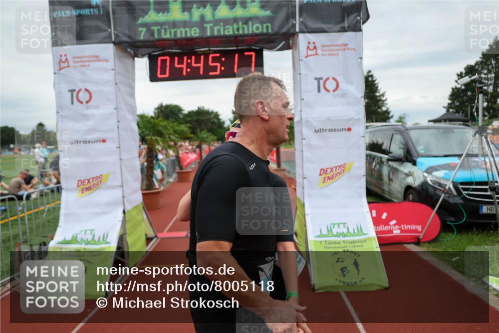 15.06.2025 - 7 Türme Triathlon Michael Strokosch http://msf.ph/oto/8005118 15.06.2025 14:45:17 Ziel 434 meine-sportfotos.de