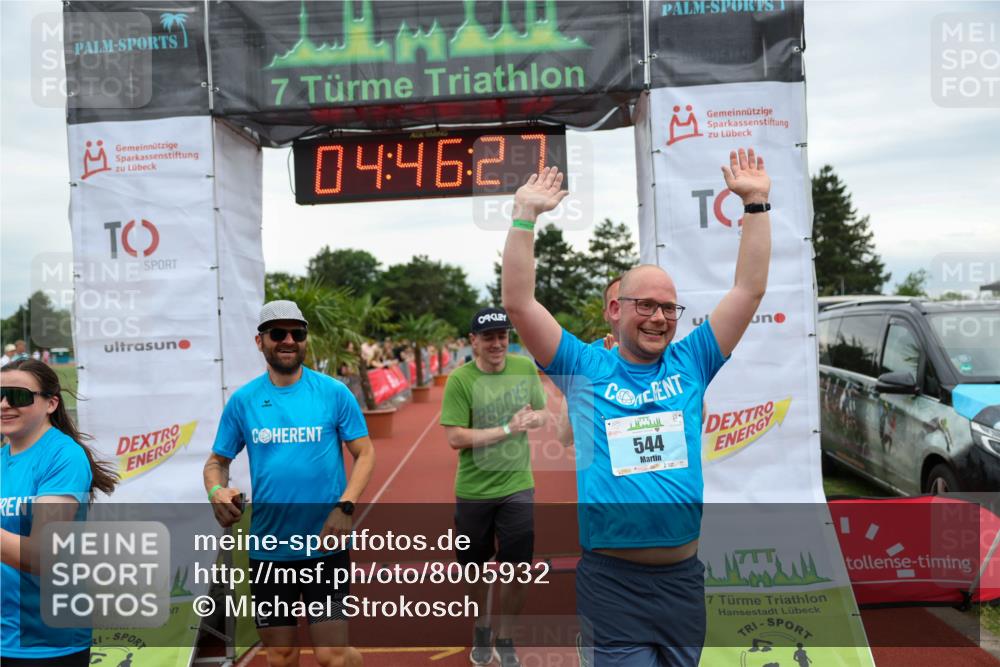 15.06.2025 - 7 Türme Triathlon Michael Strokosch http://msf.ph/oto/8005932 15.06.2025 14:46:27 Ziel 340, 544, 714 meine-sportfotos.de