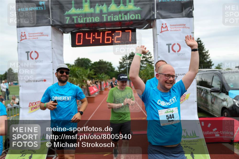 15.06.2025 - 7 Türme Triathlon Michael Strokosch http://msf.ph/oto/8005940 15.06.2025 14:46:27 Ziel 340, 544, 714 meine-sportfotos.de