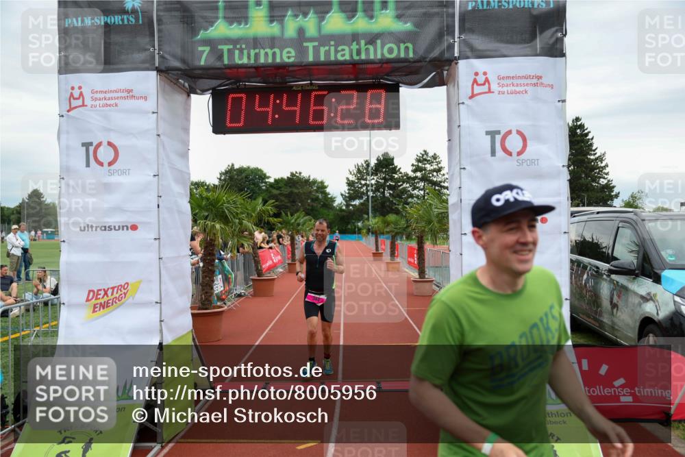15.06.2025 - 7 Türme Triathlon Michael Strokosch http://msf.ph/oto/8005956 15.06.2025 14:46:28 Ziel 340, 544, 714 meine-sportfotos.de
