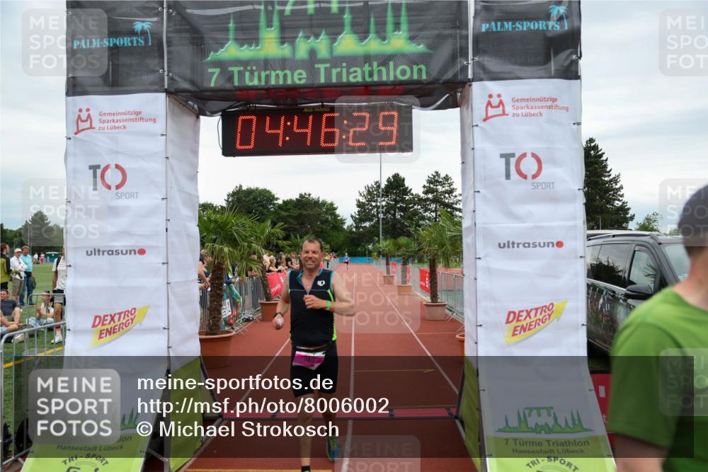 15.06.2025 - 7 Türme Triathlon Michael Strokosch http://msf.ph/oto/8006002 15.06.2025 14:46:29 Ziel 340, 544, 714 meine-sportfotos.de
