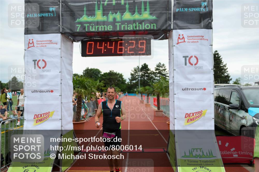 15.06.2025 - 7 Türme Triathlon Michael Strokosch http://msf.ph/oto/8006014 15.06.2025 14:46:29 Ziel 340, 544, 714 meine-sportfotos.de
