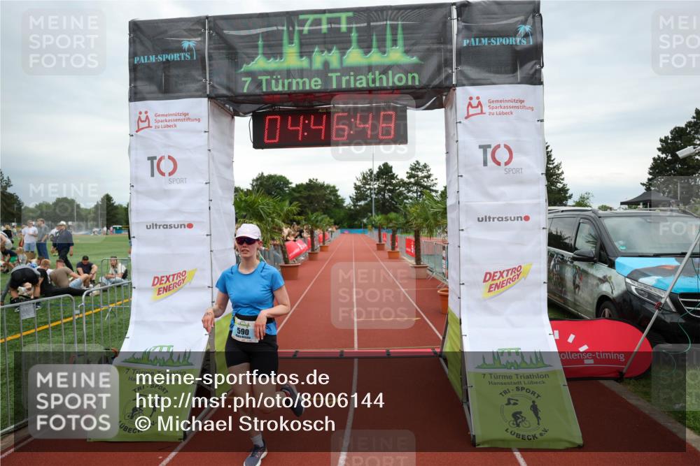 15.06.2025 - 7 Türme Triathlon Michael Strokosch http://msf.ph/oto/8006144 15.06.2025 14:46:47 Ziel 590 meine-sportfotos.de