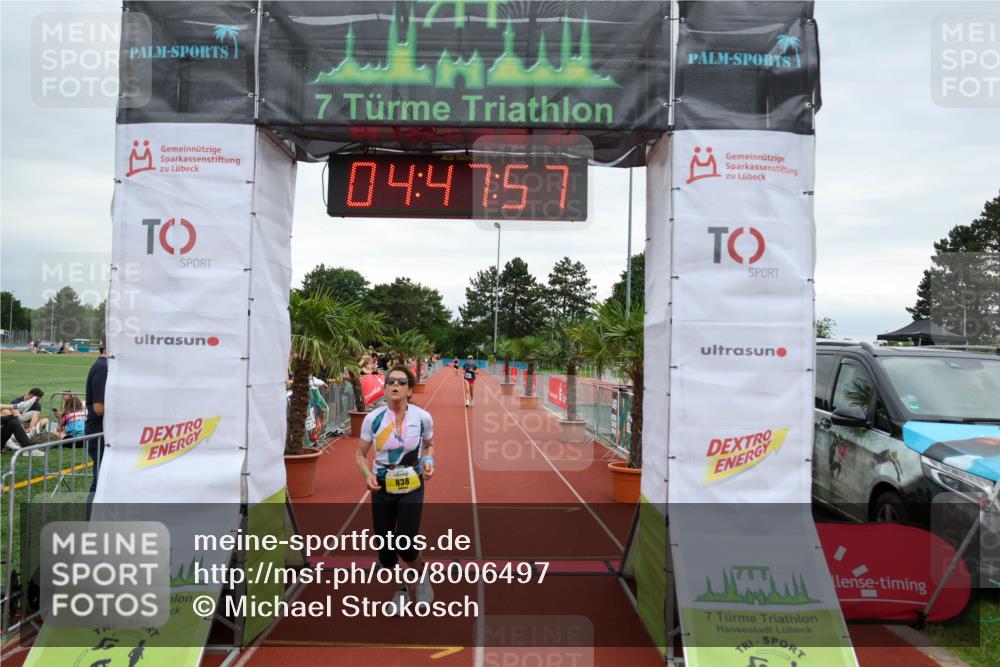 15.06.2025 - 7 Türme Triathlon Michael Strokosch http://msf.ph/oto/8006497 15.06.2025 14:47:57 Ziel 838 meine-sportfotos.de